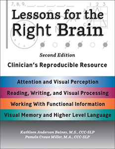 Lessons for the Right Brain-Second Edition: Clinician's Reproducible Resource E-Book